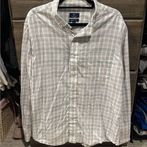 George Men's Button-up Plaid Shirt